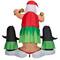 6ft. Airblown® Animated Inflatable Hula Santa & Penguins
